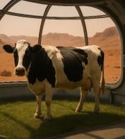 ¿Vacas en Marte? La ciencia detrás de una visión que no es tan loca como suena