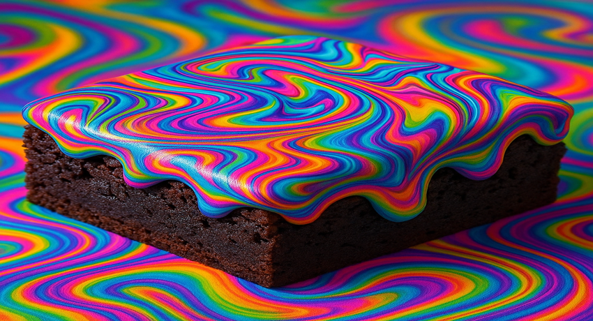 brownie psicodelico 